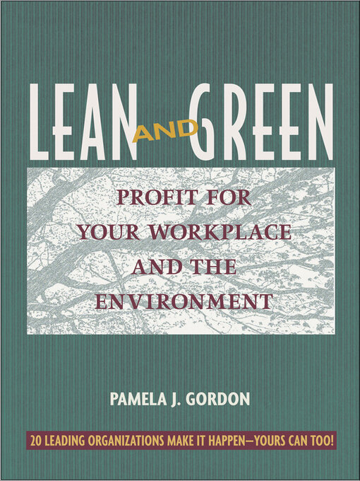 Title details for Lean and Green by Pamela J Gordon - Available